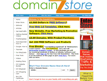 Tablet Screenshot of domainzstore.com